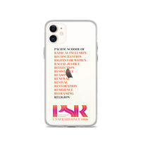 PSR R-Words iPhone Case - Clear