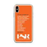 PSR R-Words iPhone Case - Orange