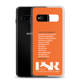 PSR R-Words Samsung Case - Orange