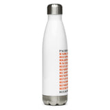 PSR R-Words Stainless Steel Water Bottle